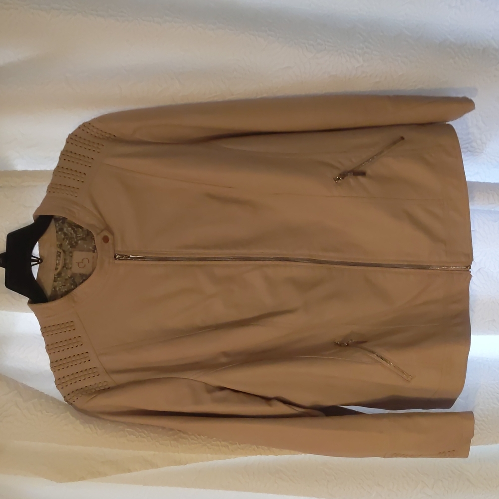 Faux leather jacket, size 3X